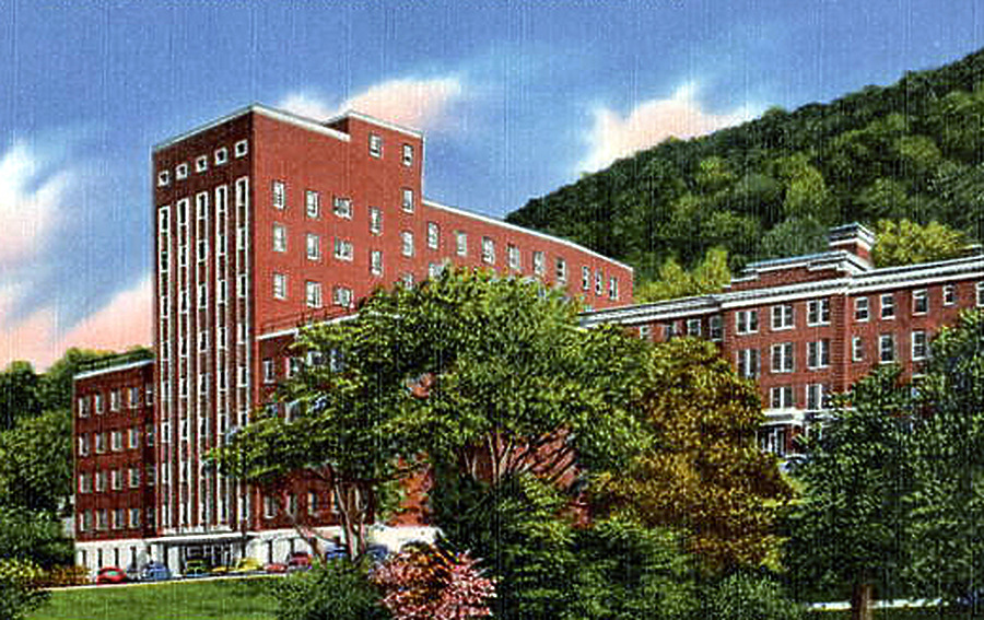 Carilion Roanoke Memorial Hospital West Pavilion by Asheville Post Card Co.