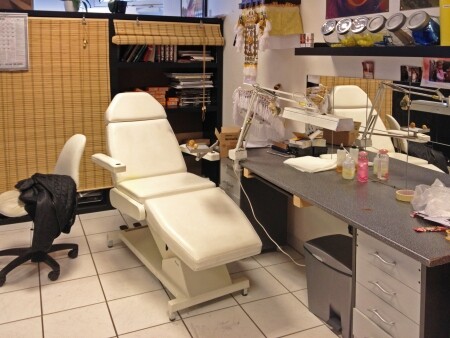 A tattoo parlor