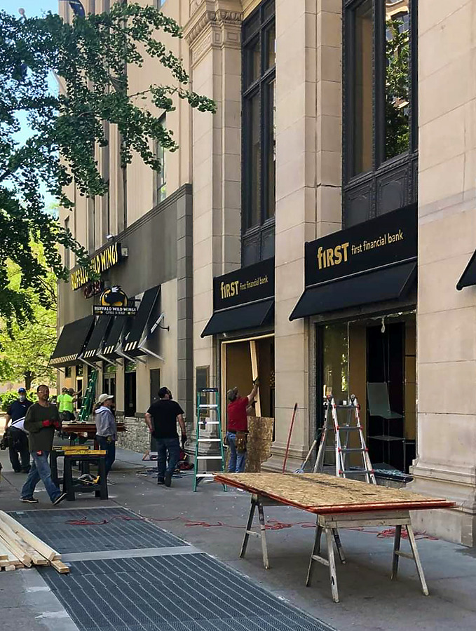 Barnes and Thornburg Building by Todd Michael Simmonds