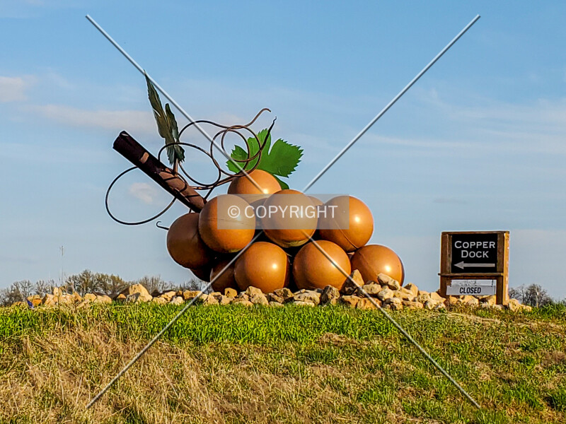 Grape Sculpture