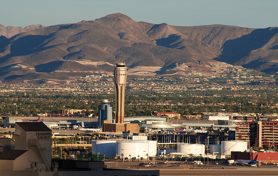 McCarran International Airport Control Tower by Brian LoBue