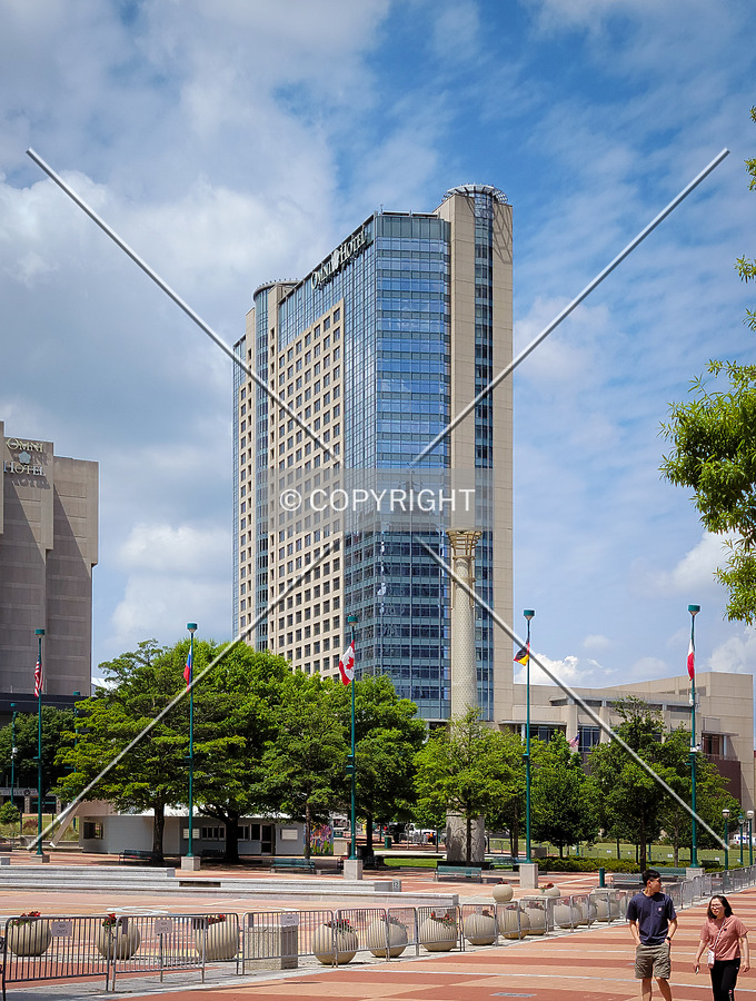 Omni Hotel CNN Center North Tower by Ryan Hildebrand