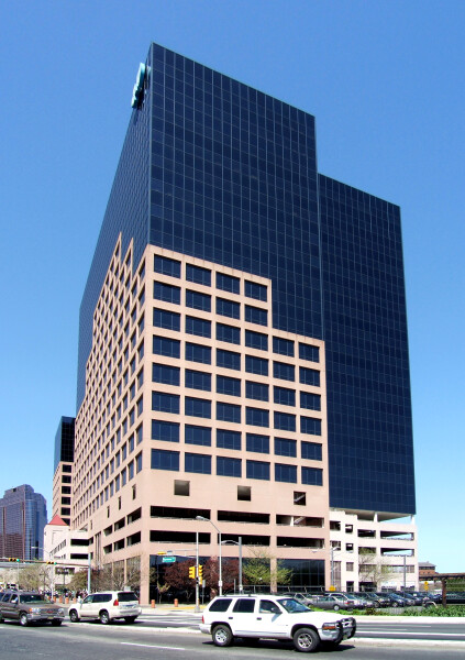View from the southeast along Raymond Boulevard