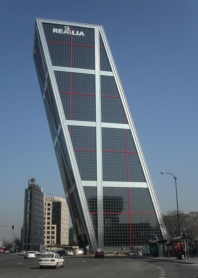 Puerta de Europa II by Cesar Serrano