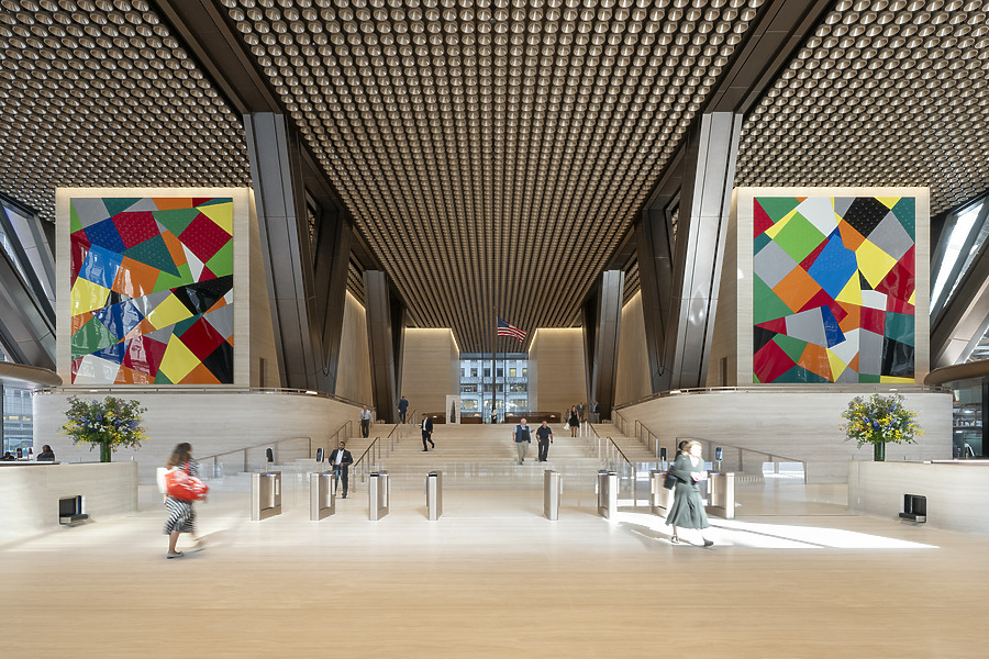 JPMorganChase World Headquarters by Nigel Young, courtesy of Foster + Partners