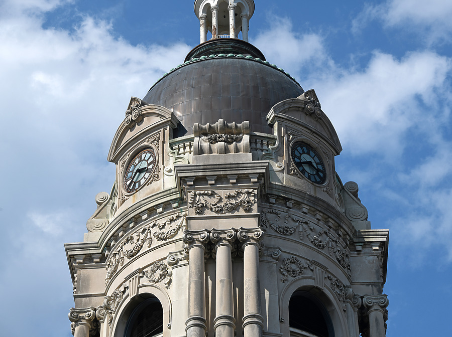 Old Vanderburgh County Courthouse by John W. Cahill