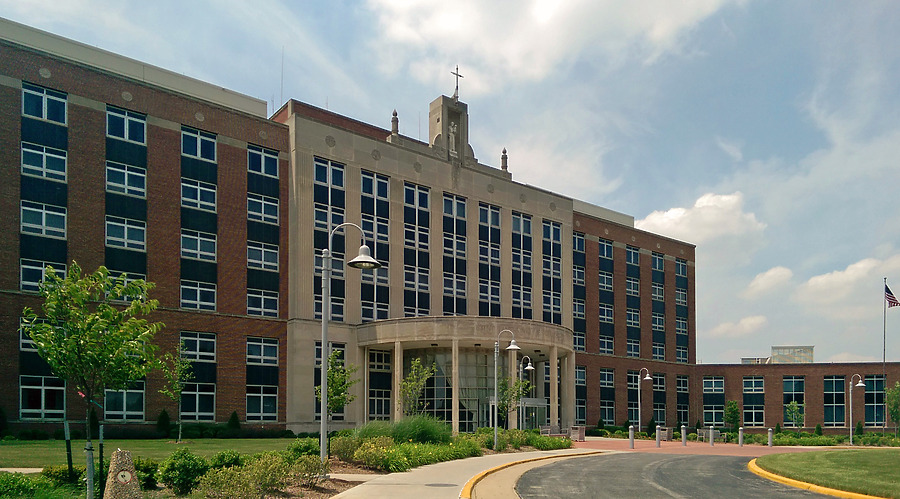 Saint Anthony's Memorial Hospital by Ryan Hildebrand