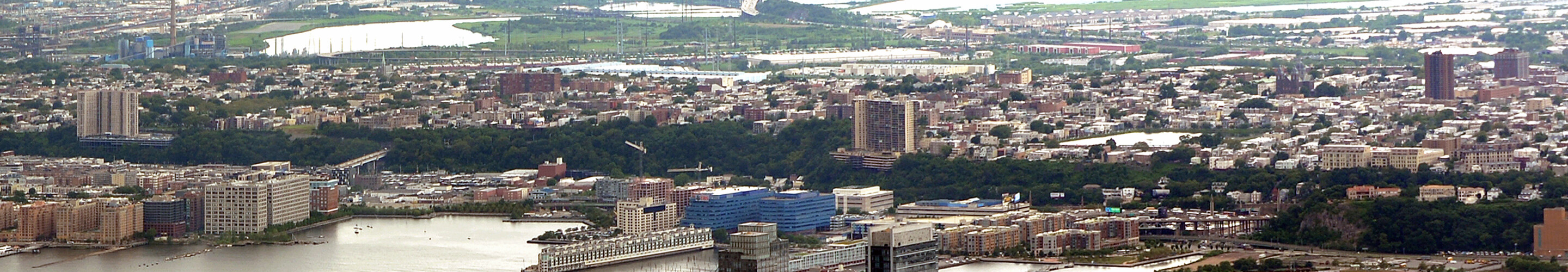 View from the east