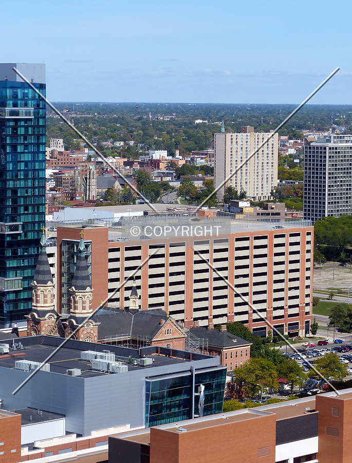 Greektown Casino Hotel Parking Garage by Nate Lindsey
