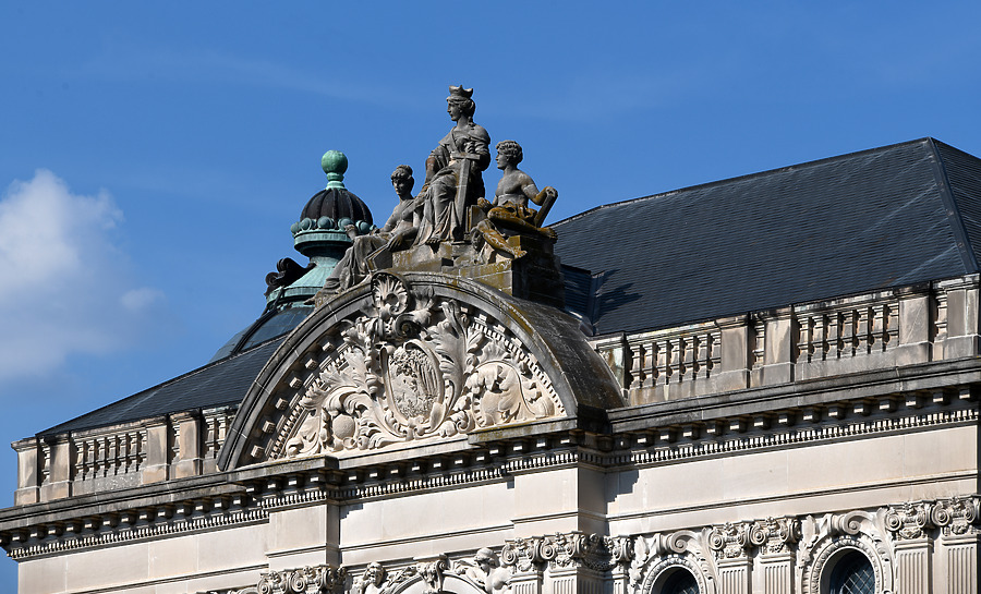 Old Vanderburgh County Courthouse by John W. Cahill