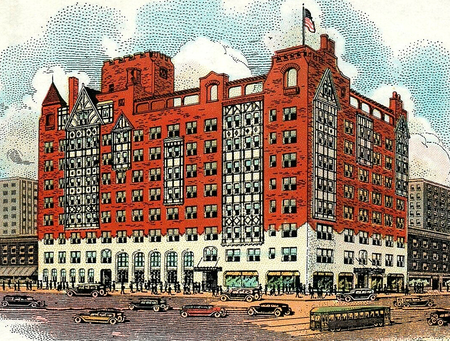 Irvin Cobb Apartments by Curt Teich & Co.