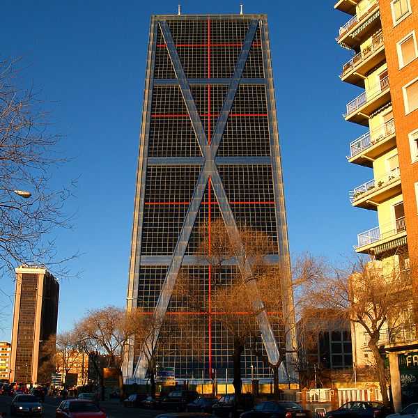 Puerta de Europa II by Cesar Serrano