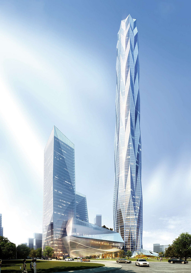 Chengdu Greenland Tower by Adrian Smith + Gordon Gill Architecture LLP