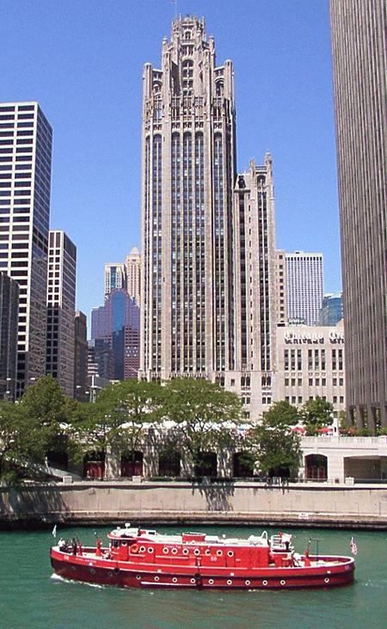 Tribune Tower by Daniel Kieckhefer