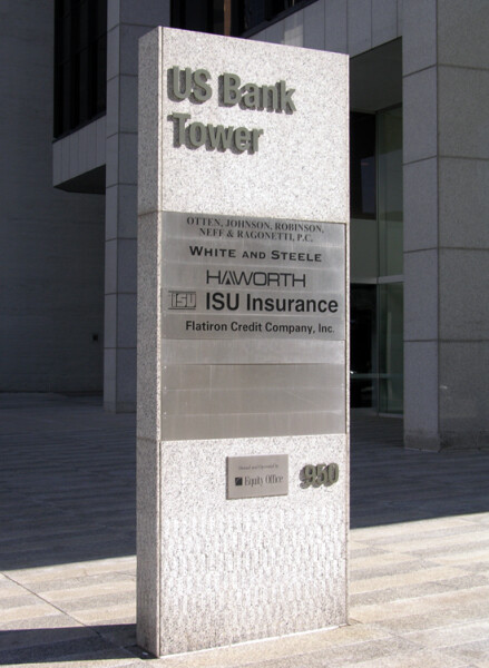 Signage off 17th Street