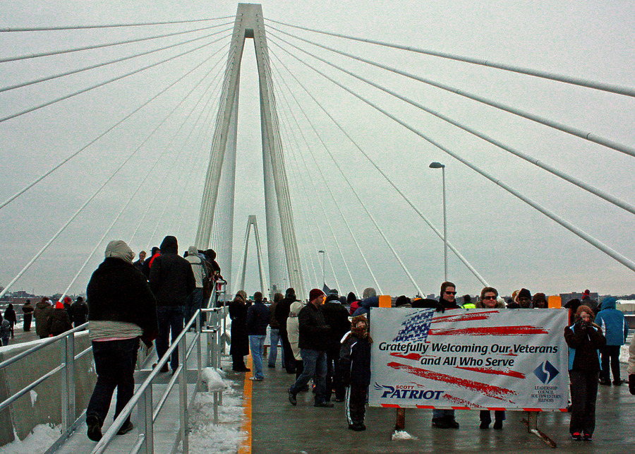Stan Musial Veterans Memorial Bridge by Ryan Hildebrand