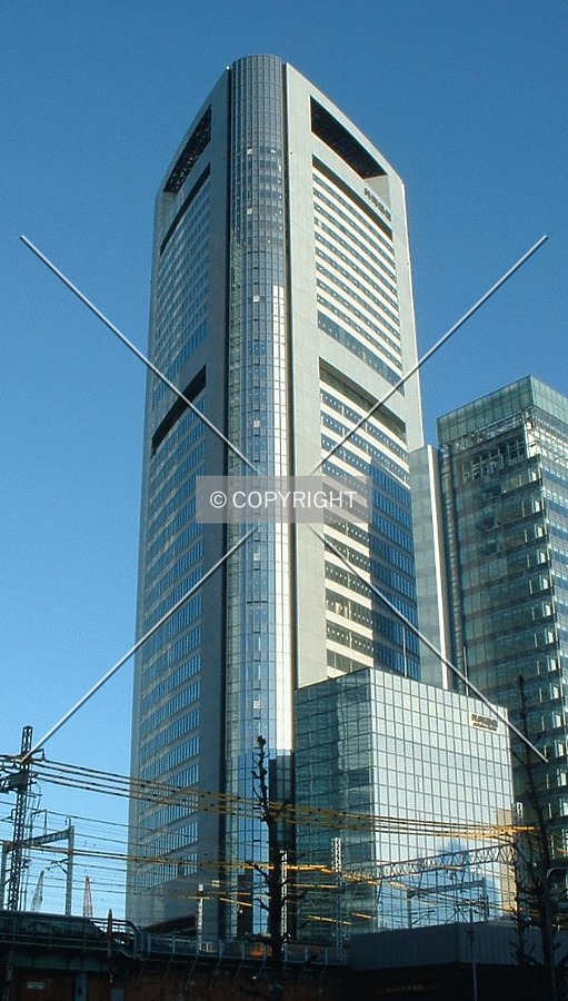Shiodome Media Tower by Andrew Stewart