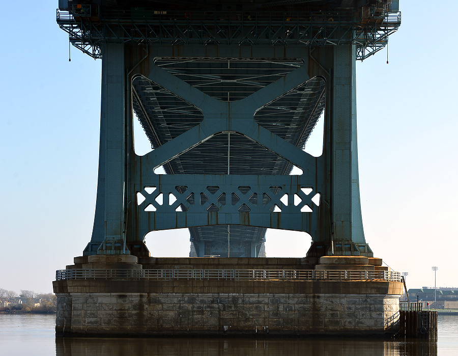 Benjamin Franklin Bridge by John W. Cahill