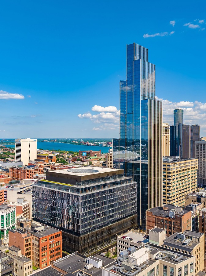 Hudson's Site Redevelopment Tower by Bedrock