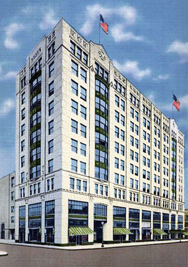 Montgomery Building by Asheville Post Card Co.