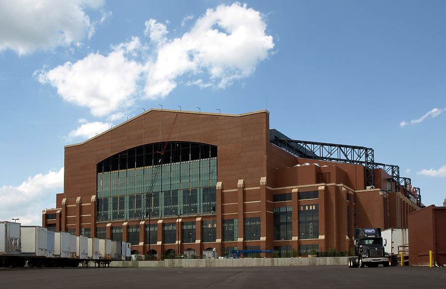 Lucas Oil Stadium by Marshall Gerometta