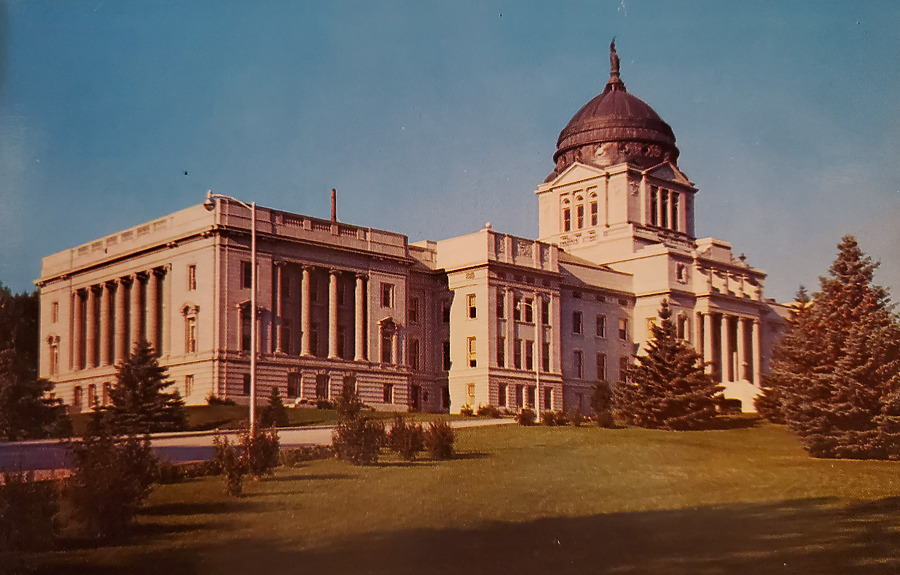 Montana State Capitol by Ellis Post Card Co.