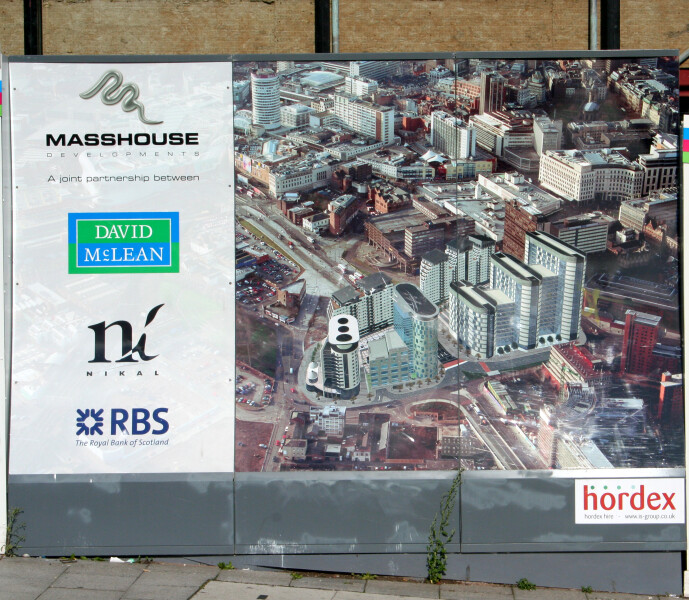 On-site contractors' board