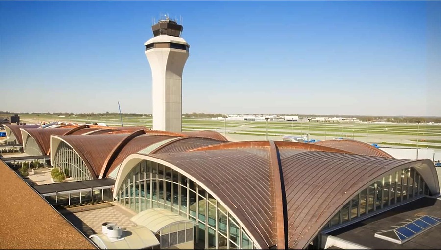 Saint Louis Lambert International Airport Terminal 1 by Trivers