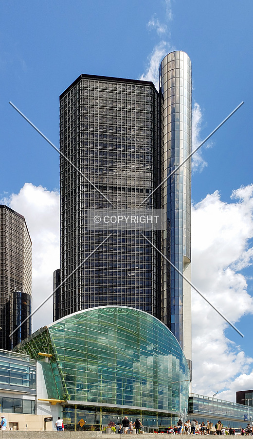 Renaissance Center 300 Tower by Ryan Hildebrand