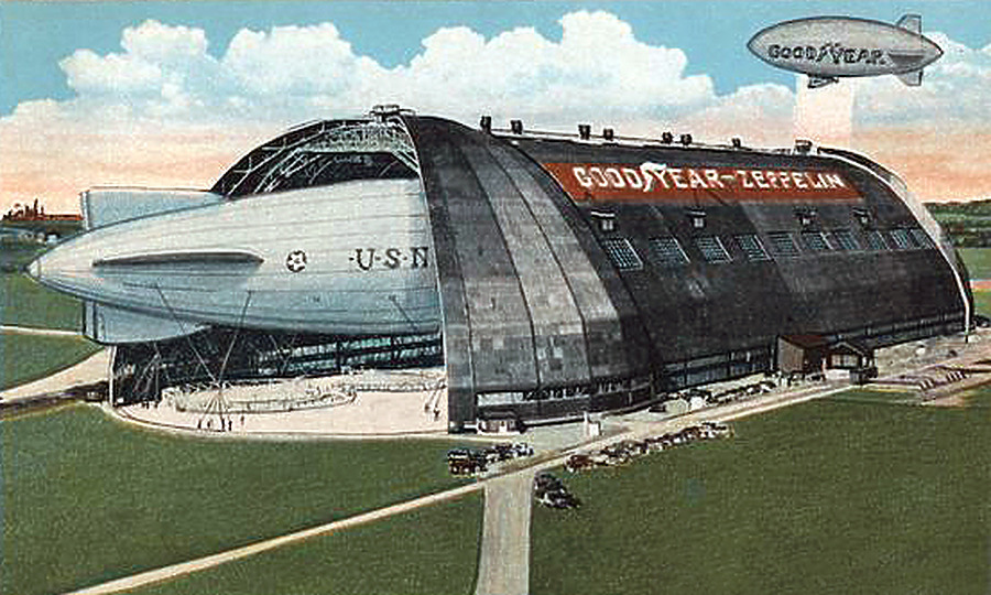 Goodyear Airdock by Akron Stationery Co.