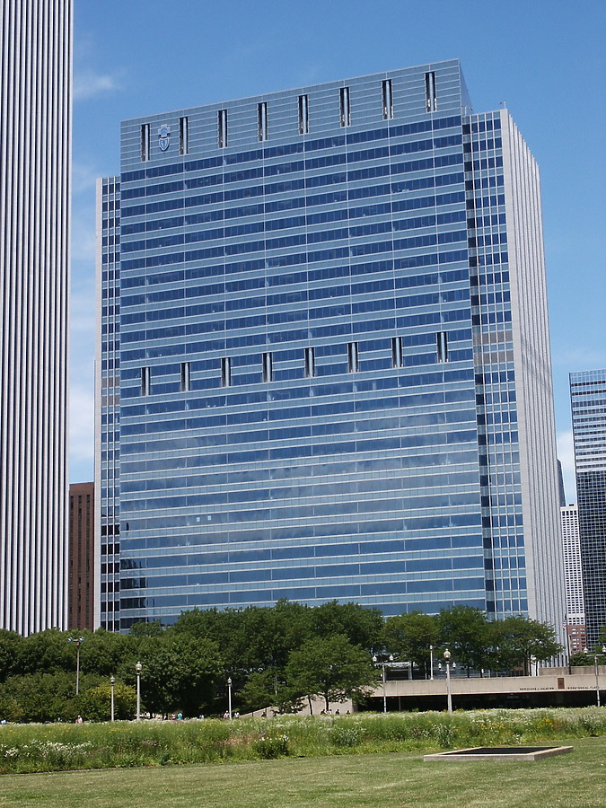 Blue Cross-Blue Shield Tower by Daniel Kieckhefer