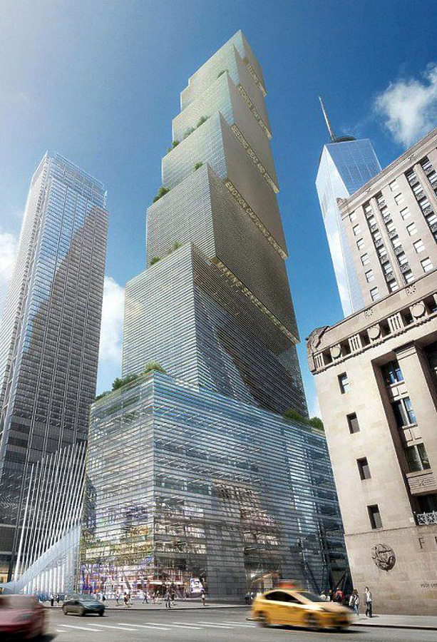 Two World Trade Center by Bjarke Ingels Group/DBOX