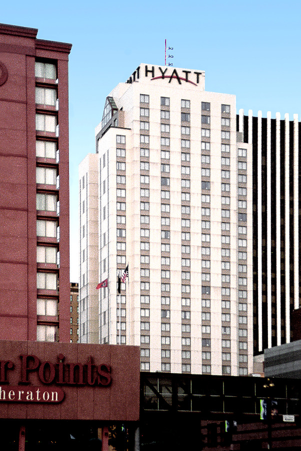 Hyatt Regency Hotel by John Cahill