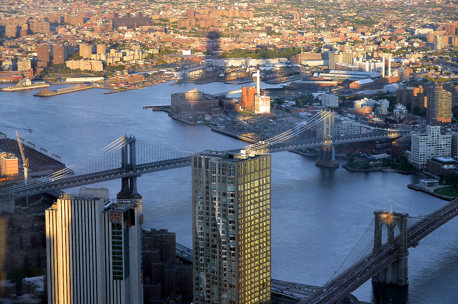 Manhattan Bridge by John W. Cahill