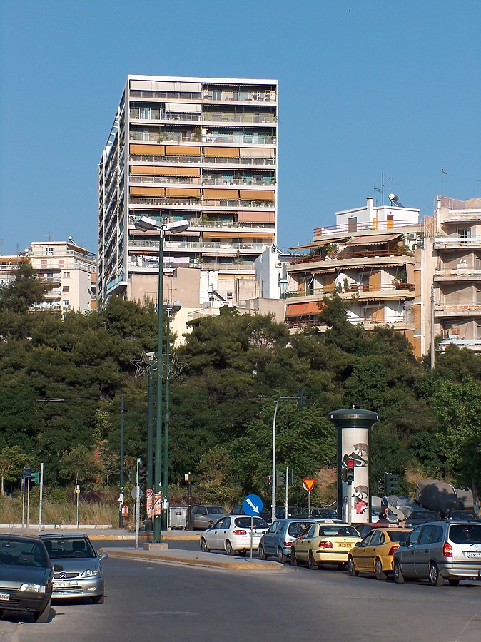 Tower in Kato Patissia by Gregory Maloukos