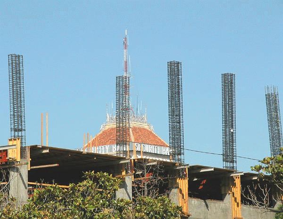 Tower at Convention Center Court by Jim Schwartz