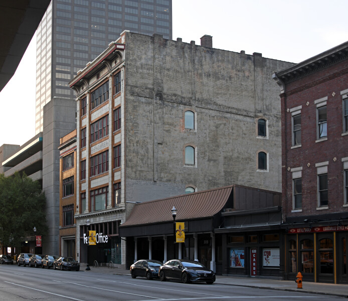 View from the southeast
