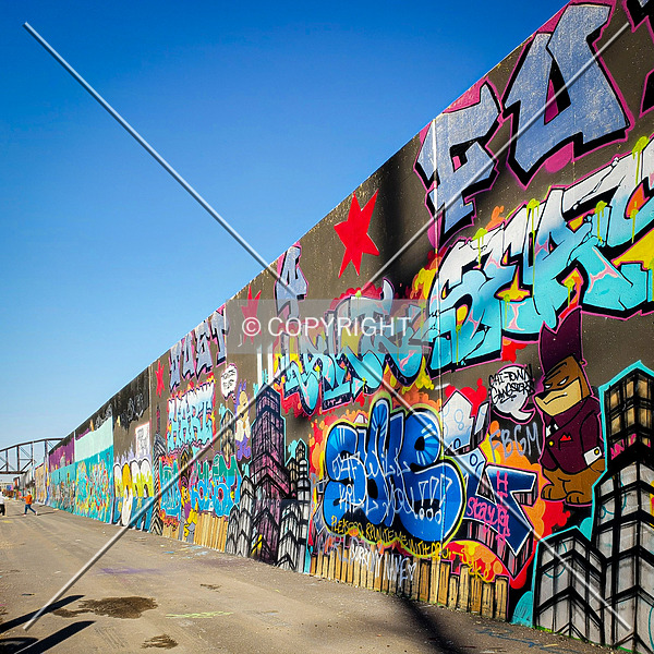 Saint Louis City Flood Wall (South Wall) by Ryan Hildebrand
