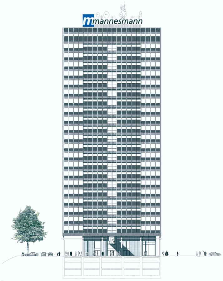 Vodafone-Hochhaus by Rhode Kellermann Wawrowsky