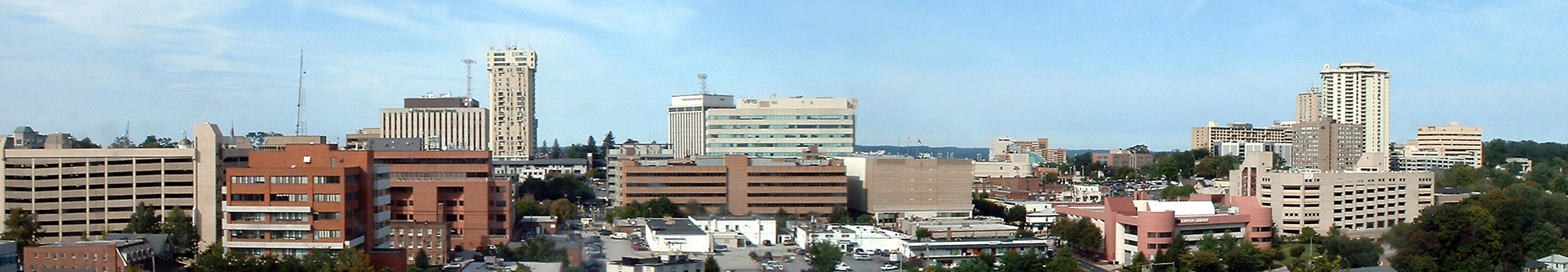 Downtown from the south
