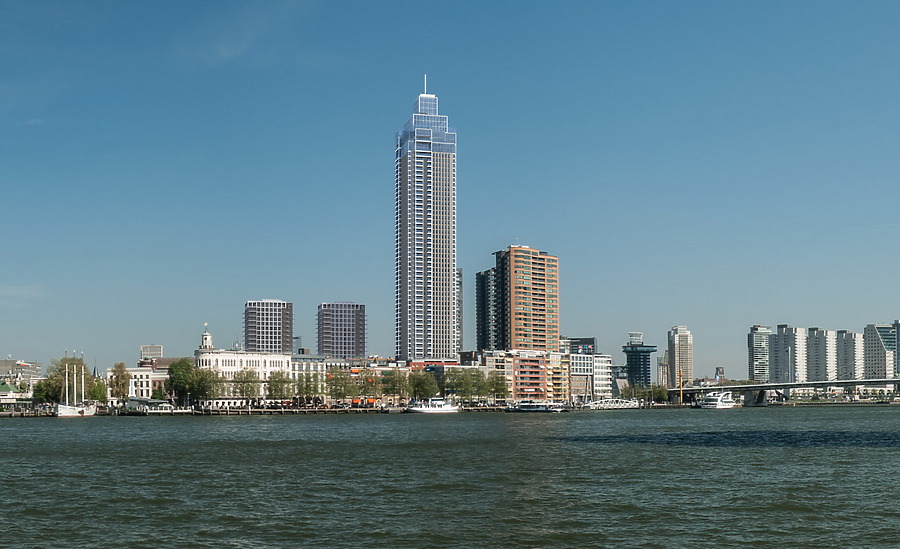 Woontoren Zalmhaven by Dam & Partners Architecten