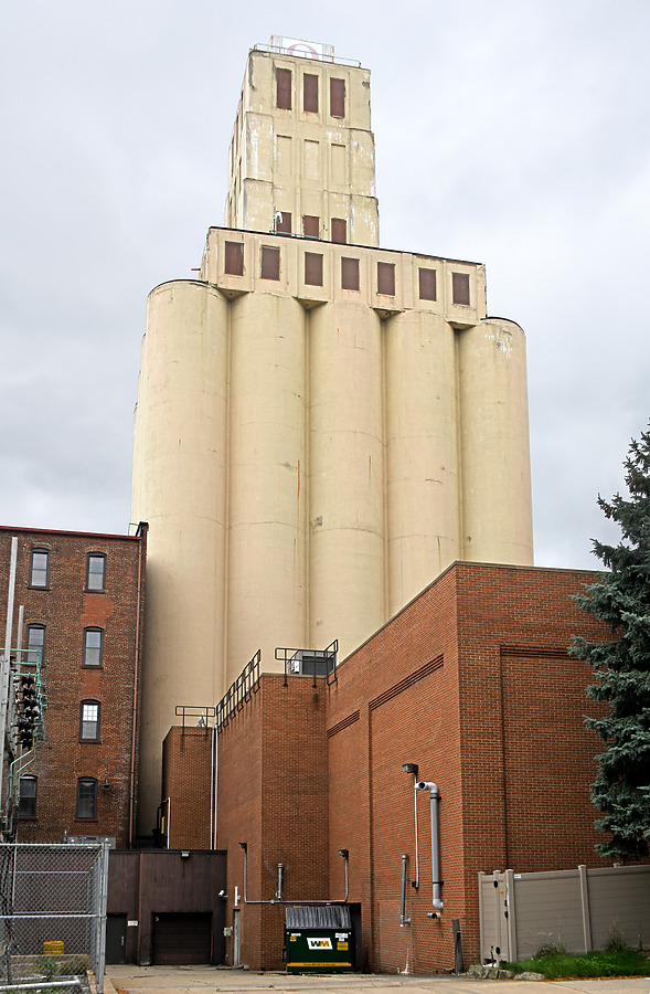 Quaker Oats Cereal Factory Elevator by John W. Cahill