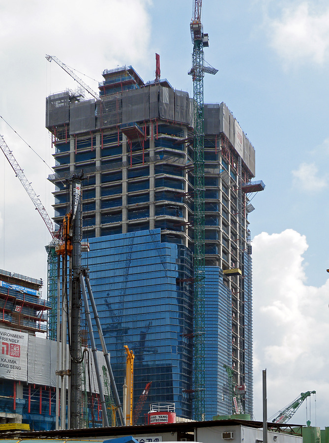 Marina Bay Financial Centre Tower 1 by Horst Kiechle