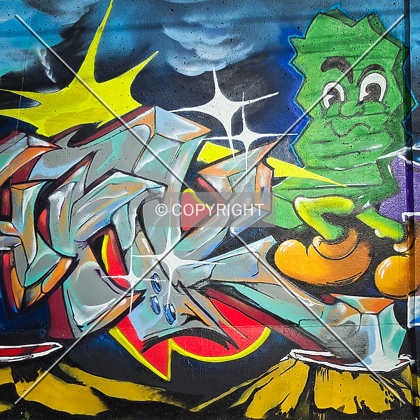 Saint Louis City Flood Wall (South Wall) by Ryan Hildebrand