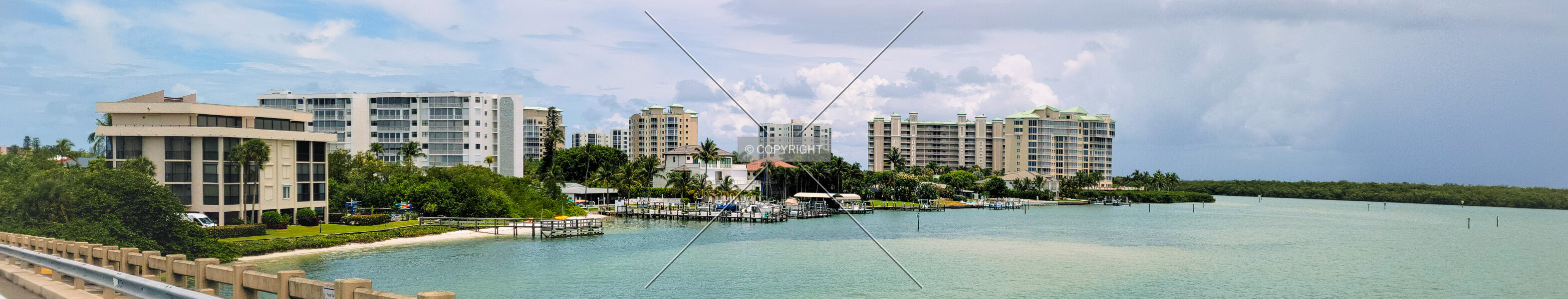 Panorama of Fort Myers Beach