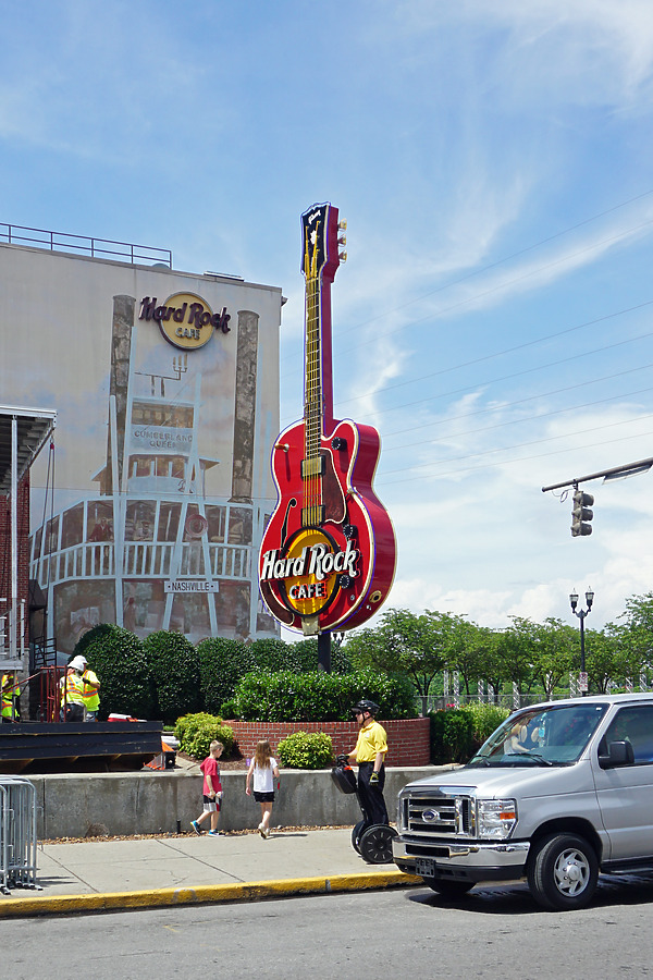 Hard Rock Cafe Nashville Sign by Ryan Hildebrand