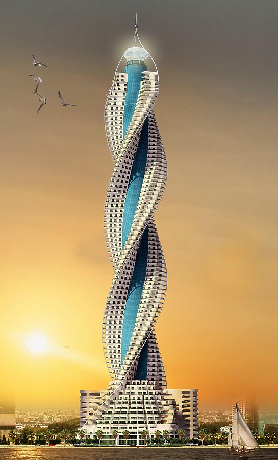 Diamond Tower by Buruoj Engineering Consultant