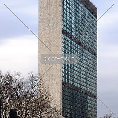 United Nations Secretariat Building by David Guija