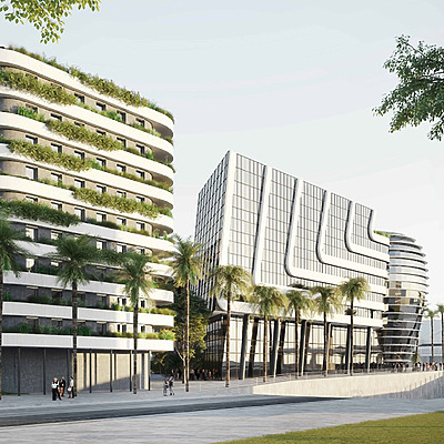 Air Promenade by Arquitectonica