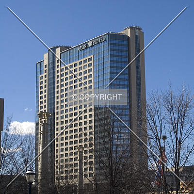 Omni Hotel CNN Center North Tower by Martin Bugajski